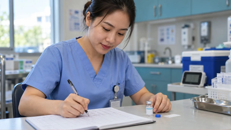 Ghi thời điểm mở lọ hoặc hoàn nguyên để kiểm soát hạn dùng
