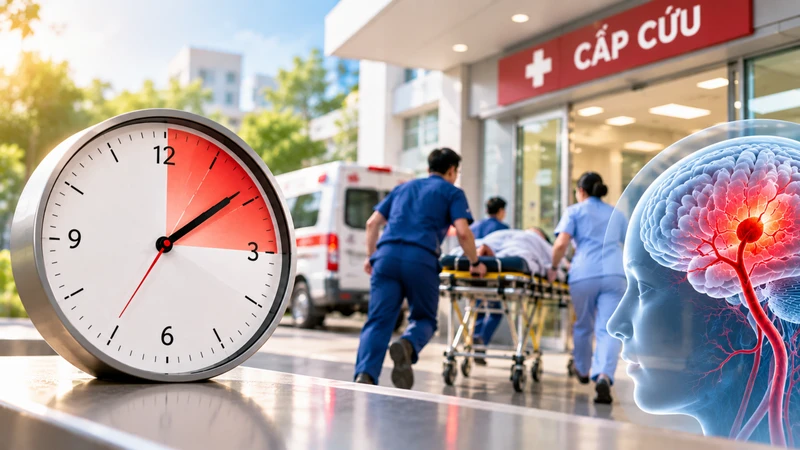 Khi nghi ngờ đột quỵ, cần nhanh chóng gọi cấp cứu
