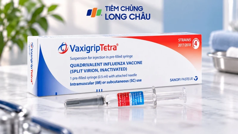 Vaxigrip Tetra kích thích cơ thể tạo kháng thể chống virus cúm