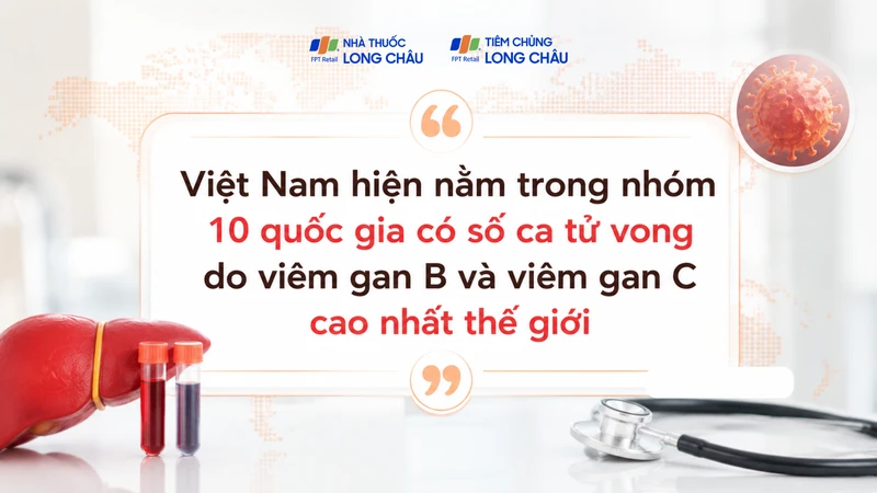Việt Nam hiện nằm trong nhóm 10 quốc gia có số ca tử vong do viêm gan B và viêm gan C cao nhất thế giới