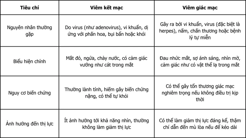 Viêm giác mạc và viêm kết mạc: Phân biệt để điều trị đúng 3