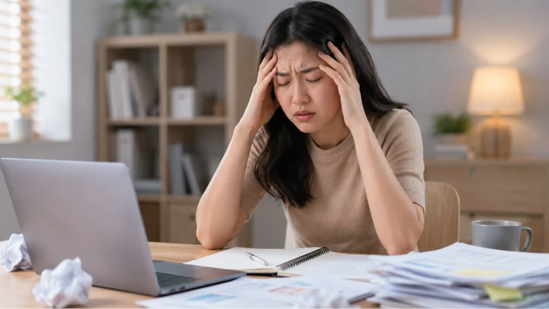 Căng thẳng kéo dài có thể làm rối loạn nội tiết và chu kỳ kinh nguyệt