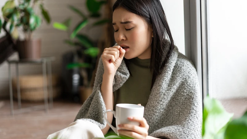 Ở giai đoạn tiến triển, bệnh xuất hiện các triệu chứng về hô hấp