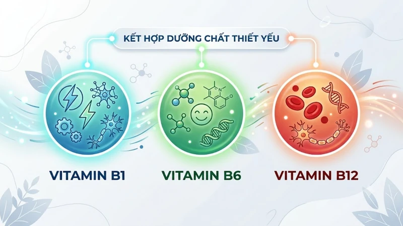Vitamin 3B là sự kết hợp của 3 vitamin nhóm B quan trọng
