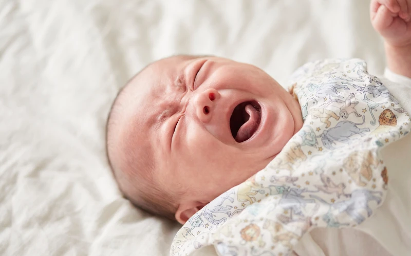 Nếu trẻ sơ sinh có cục cứng ở vú kèm sốt, quấy khóc liên tục cần cho trẻ đi khám ngay