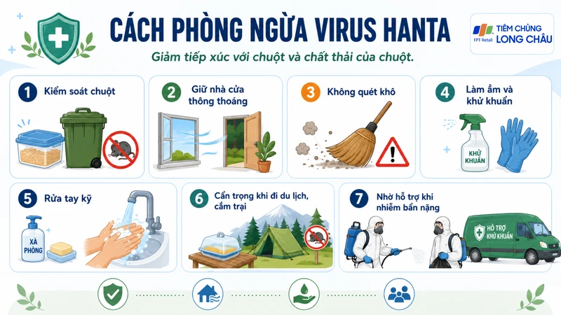 Phòng ngừa Hantavirus bắt đầu từ kiểm soát chuột quanh nơi sống