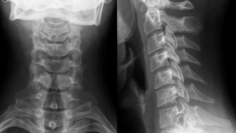 X-quang cột sống cổ phát hiện các tổn thương liên quan đến cấu trúc xương