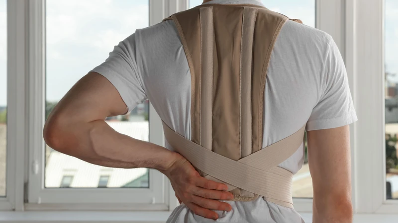 Đeo nẹp cột sống giúp cố định và giảm tải cho vùng cột sống bị tổn thương