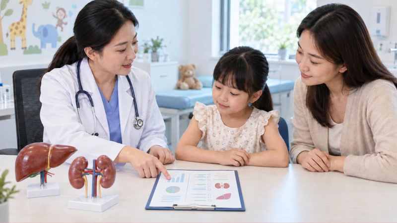 Bác sĩ chỉ định xét nghiệm chức năng gan thận cho trẻ em phù hợp với tình trạng bệnh