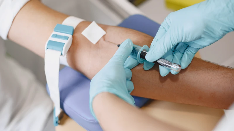 Mẫu xét nghiệm PSA được lấy bằng cách rút máu từ tĩnh mạch, sau đó chuyển đến phòng xét nghiệm để phân tích