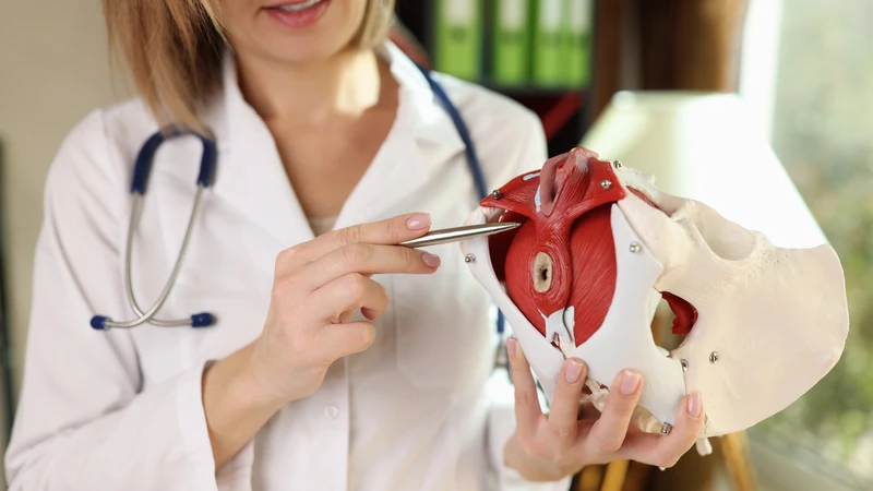 Xương chậu có bốn góc xác định vị trí các gai và ụ xương