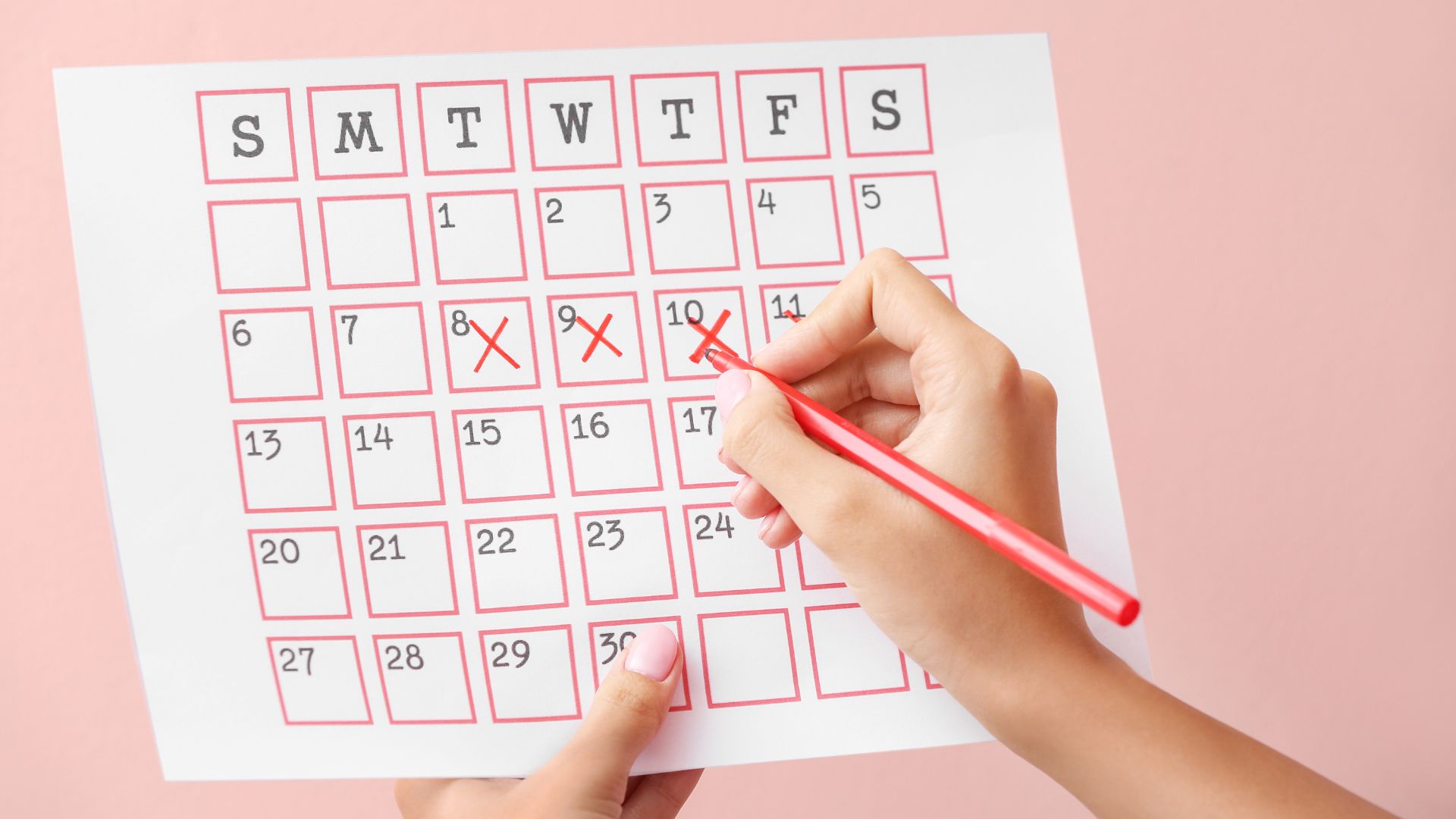 Quá trình rụng trứng rơi vào khoảng giữa của chu kỳ kinh nguyệt