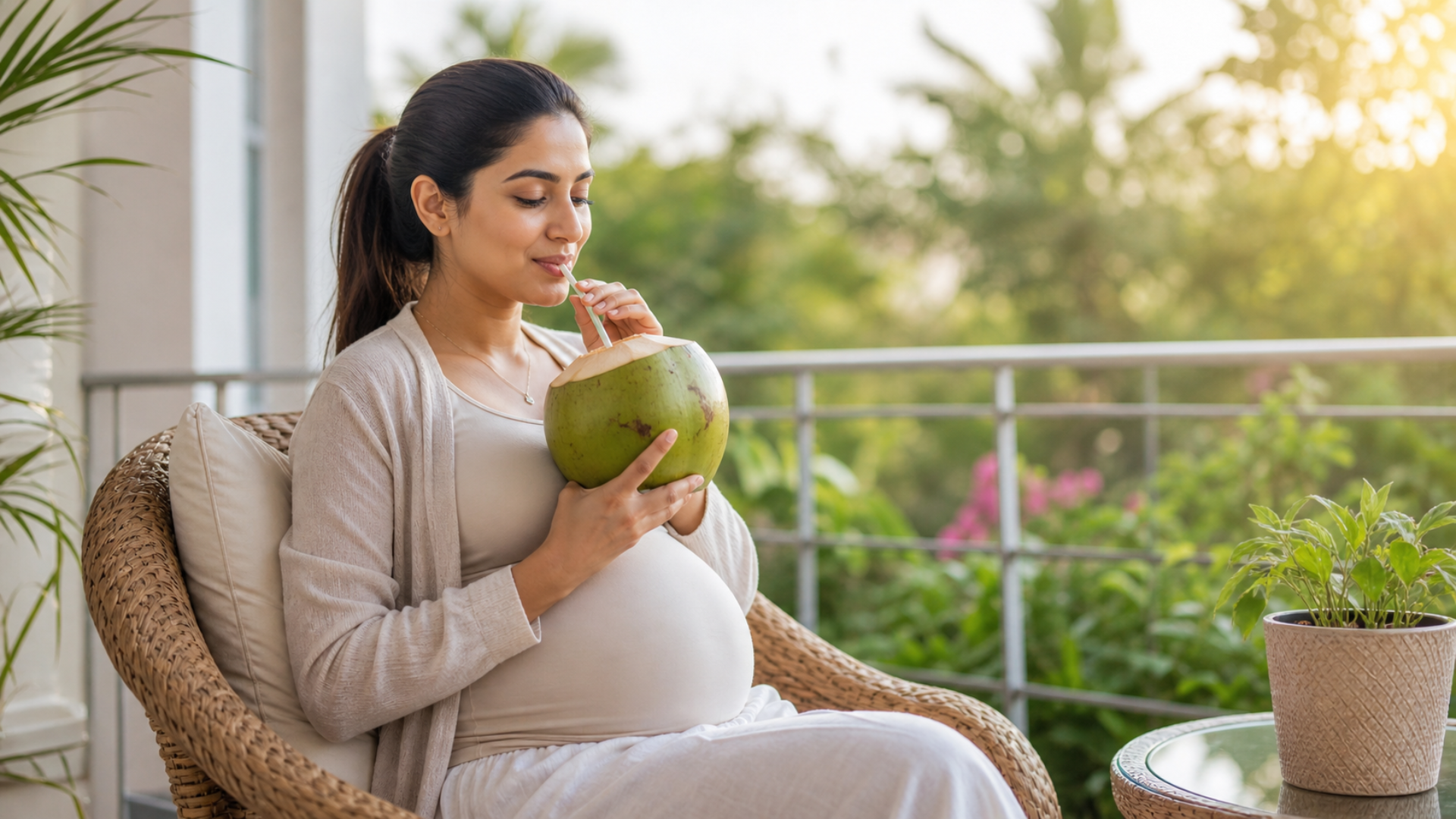 Uống nước dừa có sảy thai không là thắc mắc phổ biến của mẹ bầu