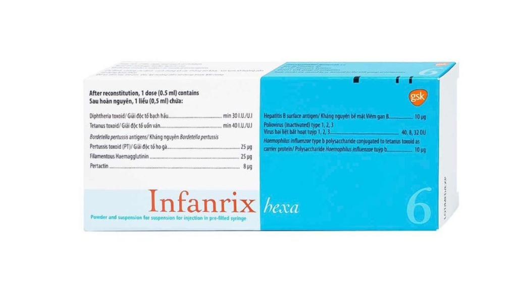 Infanrix Hexa phòng 6 bệnh nguy hiểm, giúp trẻ tạo miễn dịch bền vững