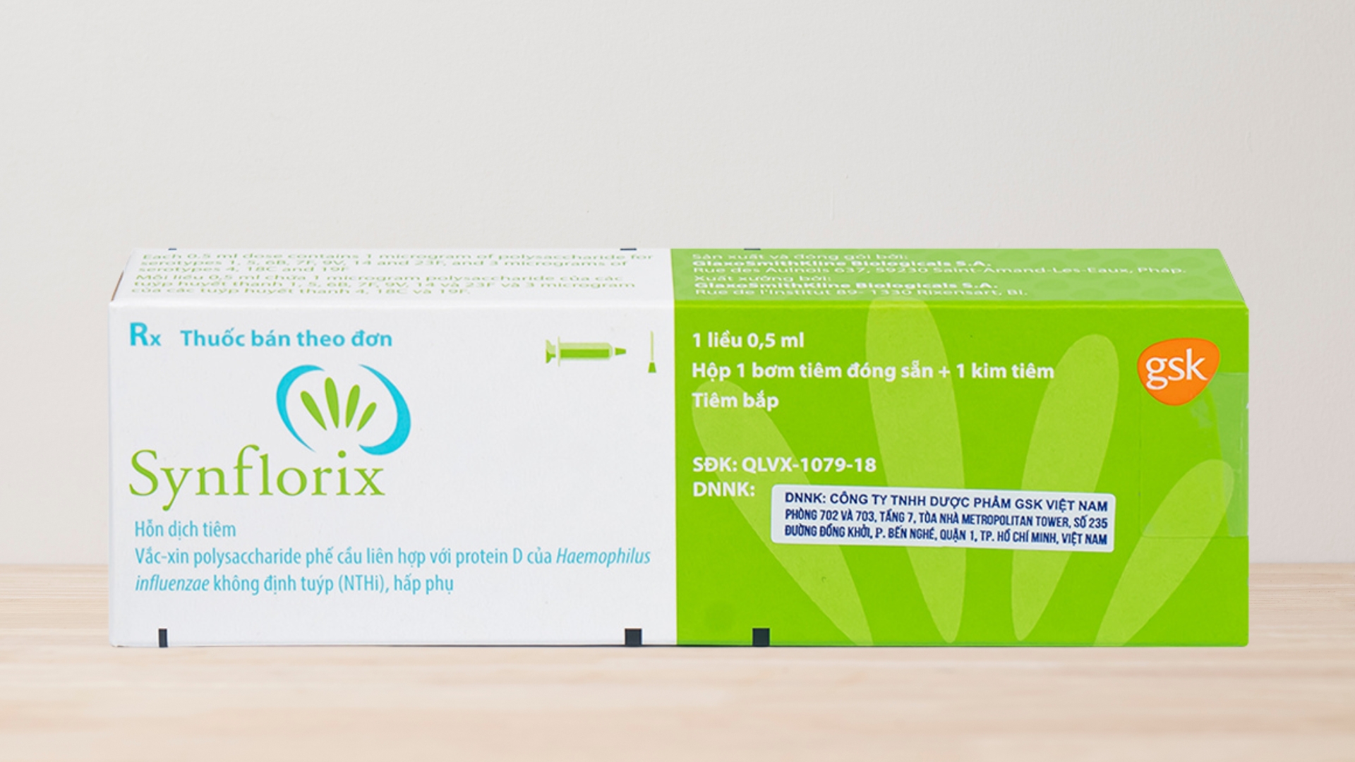 Vắc xin phòng phế cầu Synflorix là một loại vắc xin ngừa phế cầu khuẩn