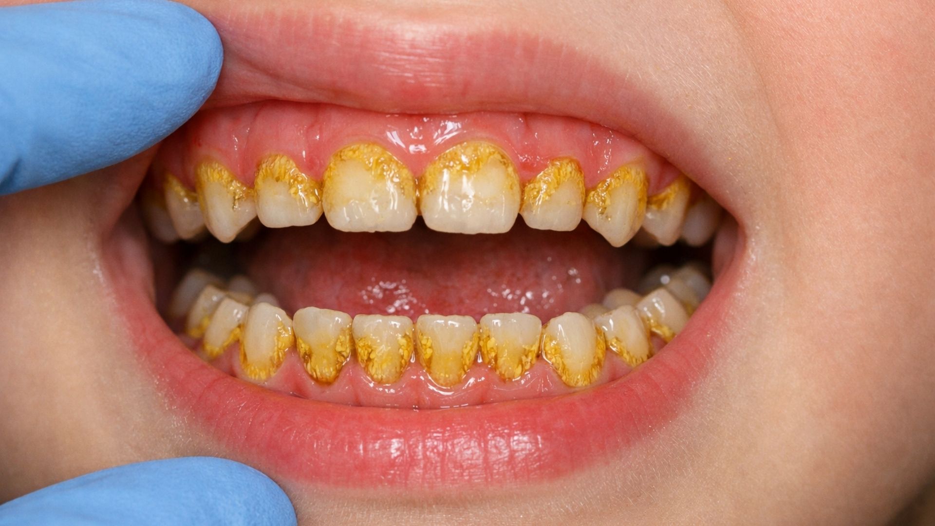 Sự tích tụ vi khuẩn và mảng bám trên răng là nguyên nhân gây viêm lợi ở trẻ