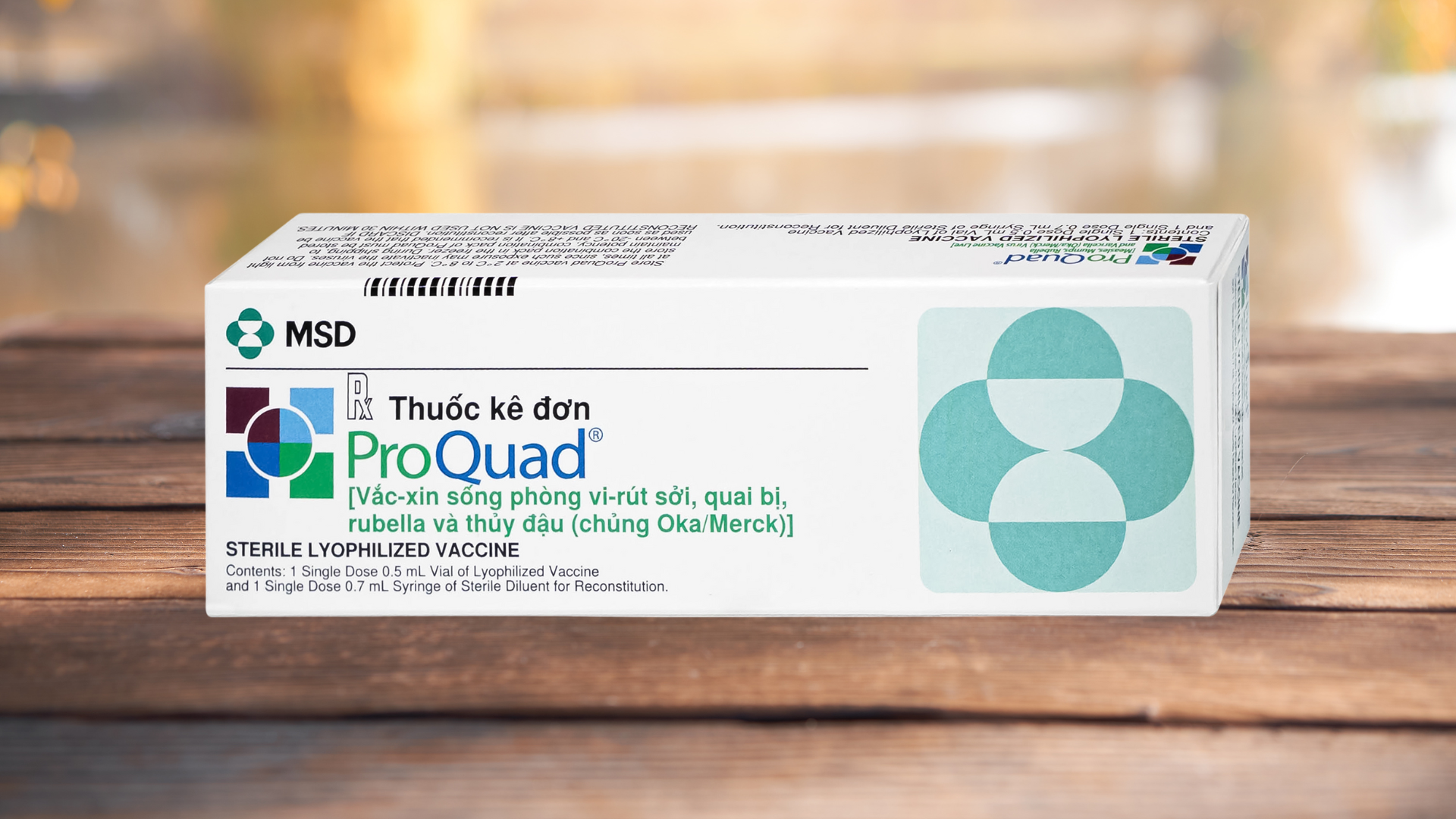 Việt Nam lần đầu tiên đã tiếp nhận vắc xin phối hợp sởi – quai bị – rubella – thủy đậu (MMRV) từ Mỹ